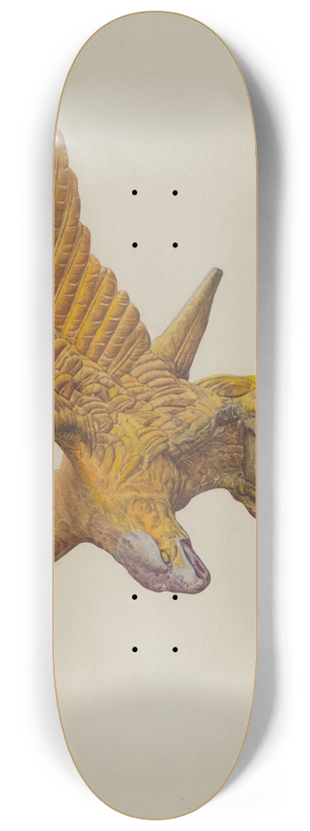 Zabelle Missirian - Metal Eagle 8.25 inch art skate deck