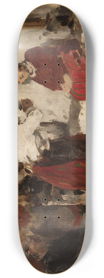 Zdzisaw Jasiski - In a cottage 8.25 inch art skate deck