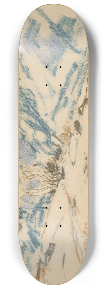 Zolo Palugyay - Snowy Mountainside 8.25 inch art skate deck