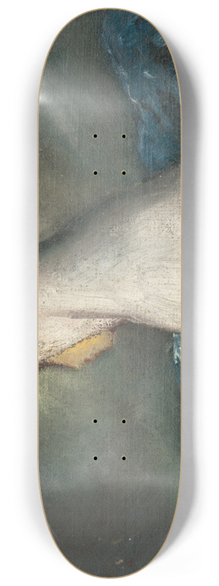 Zolo Palugyay - Woman in a White Shawl 8.25 inch art skate deck