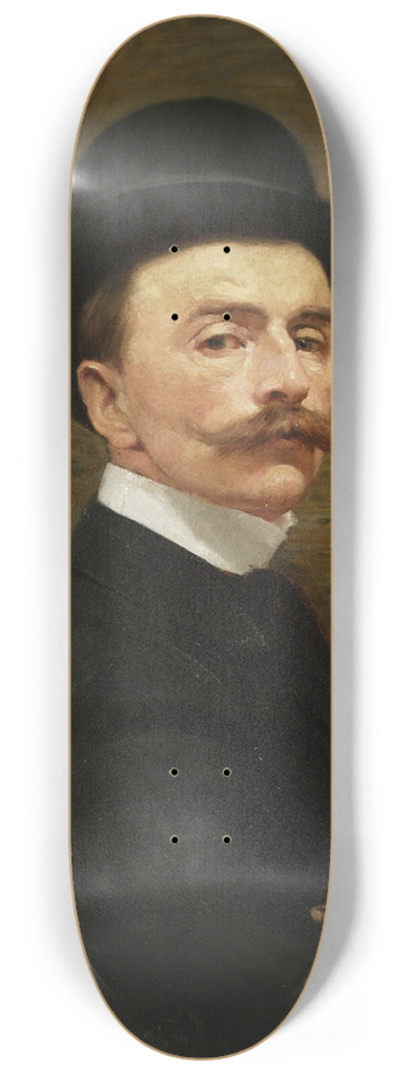 Zygmunt Andrychewicz - Self-portrait 8.25 inch art skate deck