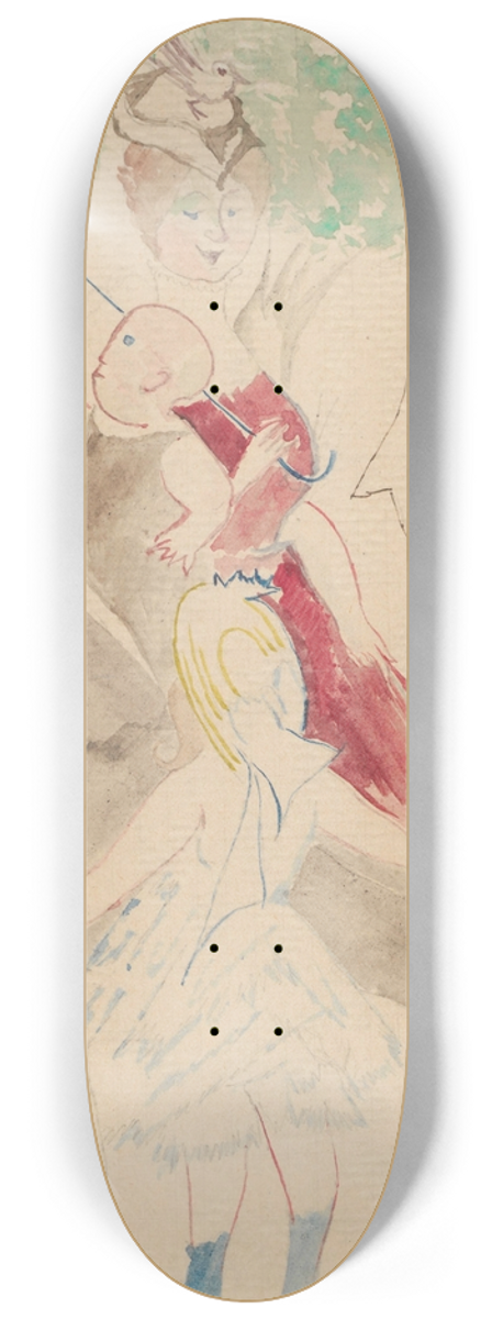 Zygmunt Waliszewski - In a park 8.25 inch art skate deck