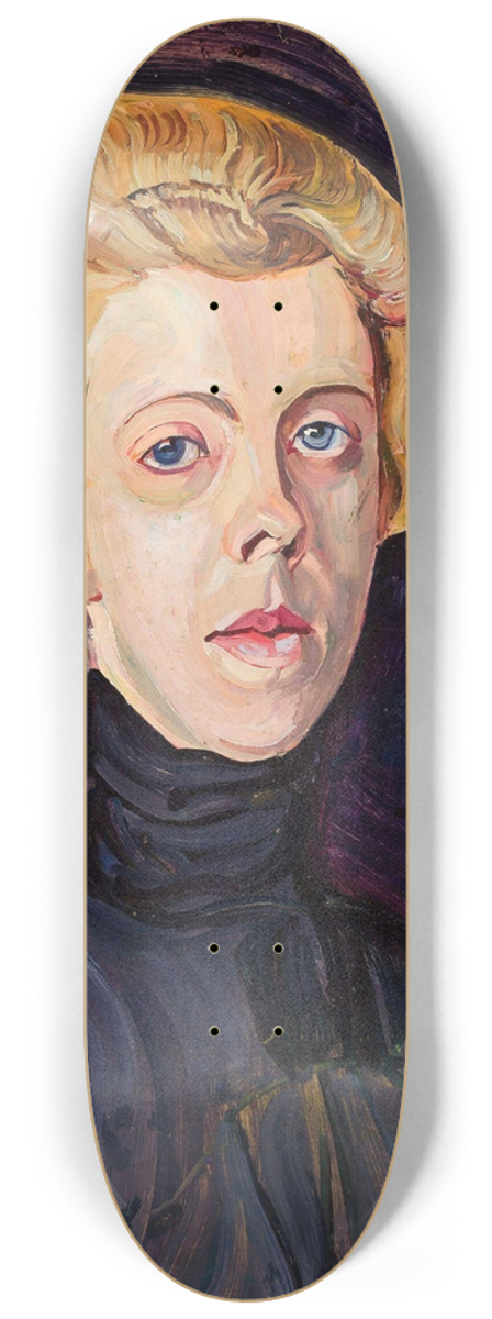 Zygmunt Waliszewski - Portrait of Ms T. 8.25 inch art skate deck