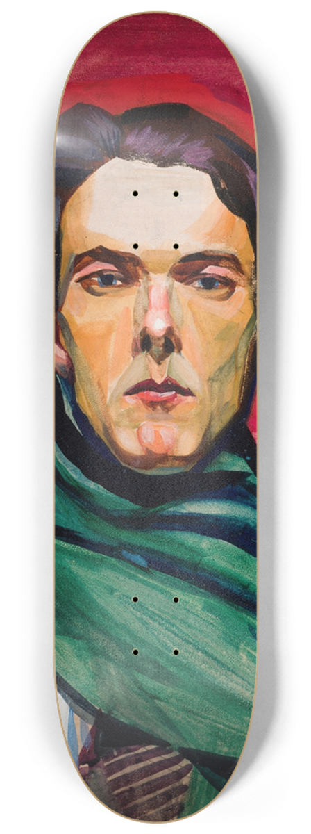 Zygmunt Waliszewski - Self-Portrait 8.25 inch art skate deck