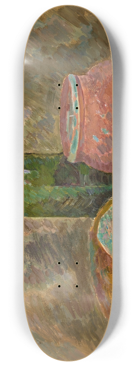 Zygmunt Waliszewski - Still life with bread 8.25 inch art skate deck