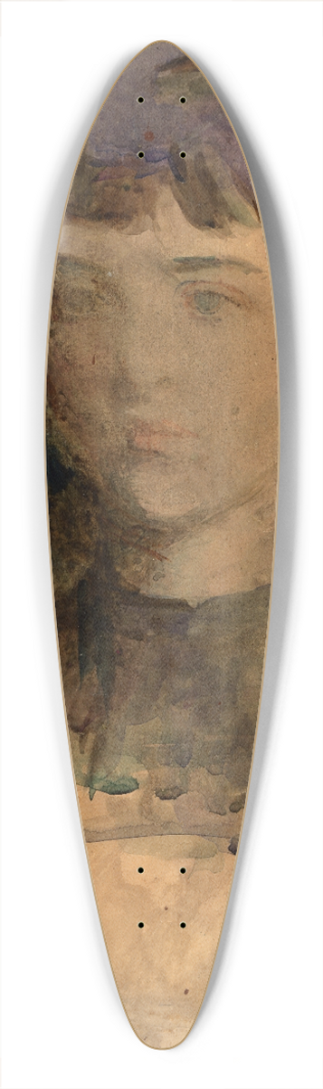 Abbott Handerson Thayer - Mary 39.3 inch art pintail longboard deck