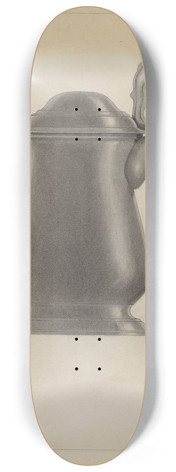 A. Zaidenberg - Pewter Tankard 8.25 inch art skate deck