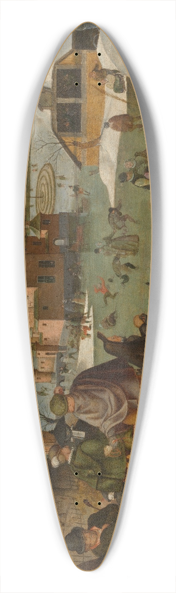 Abel Grimmer - Winter 39.3 inch art pintail longboard deck