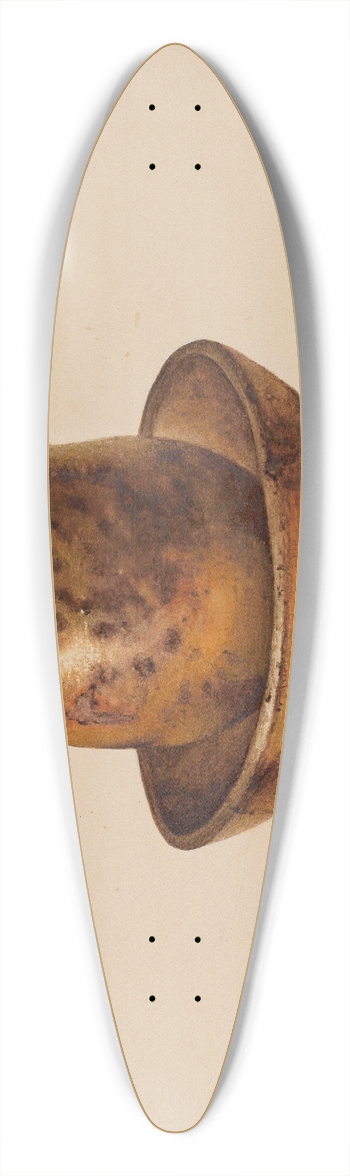 Aaron Fastovsky - Cup and Saucer 39.3 inch art pintail longboard deck
