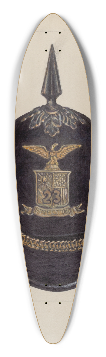 Aaron Fastovsky - Full Dress Helmet 39.3 inch art pintail longboard deck