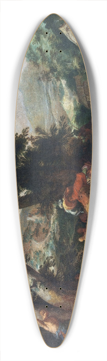 Abraham Bloemaert - The Preaching of Saint John the Baptist 39.3 inch art pintail longboard deck