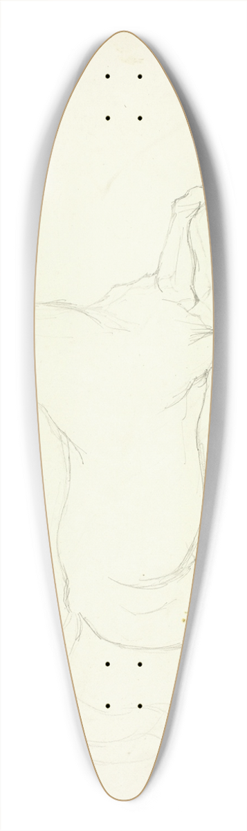 Abraham Cooper - Stallion 39.3 inch art pintail longboard deck