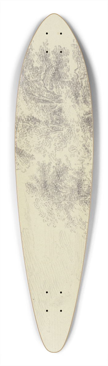 Abraham de Haen the Younger - Mylpaal in Tulpinburg 39.3 inch art pintail longboard deck