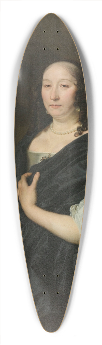 Abraham Lambertsz. van den Tempel - Portrait of Catharina van der Voort 39.3 inch art pintail longboard deck