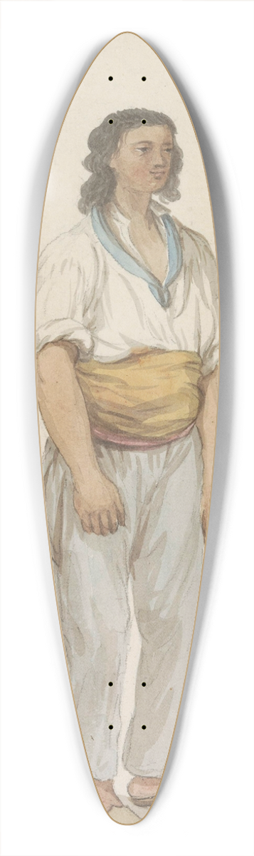 Abraham-Louis-Rodolphe Ducros - Jongen in herberg op Malta 39.3 inch art pintail longboard deck