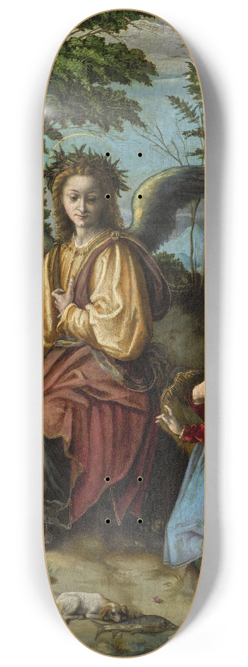 Bacchiacca - Tobias and the Angel 8.25 inch art skate deck