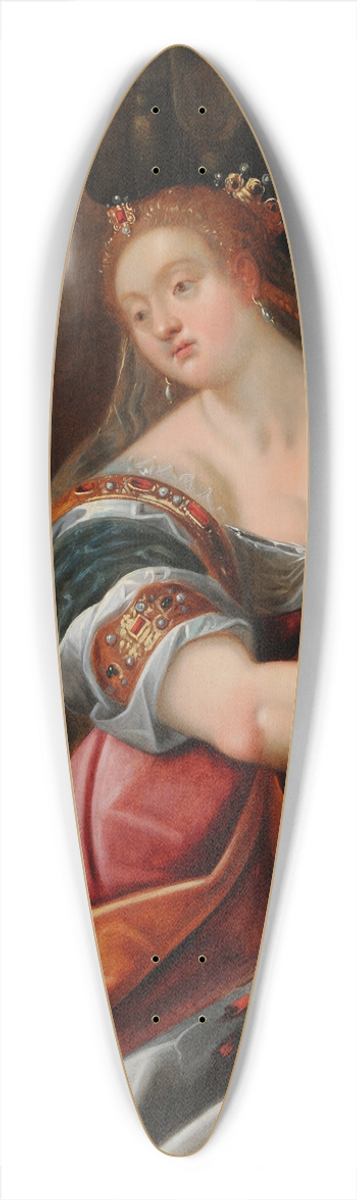 Abraham Matthys - Judith 39.3 inch art pintail longboard deck