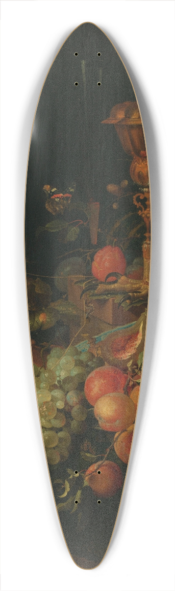 Abraham Mignon - Still Life with Fruit and a Beaker on a Cocks Foot 39.3 inch art pintail longboard deck