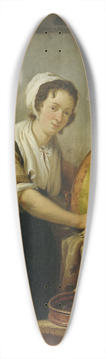 Abraham Van Strij - The Caldron Scrubber 39.3 inch art pintail longboard deck