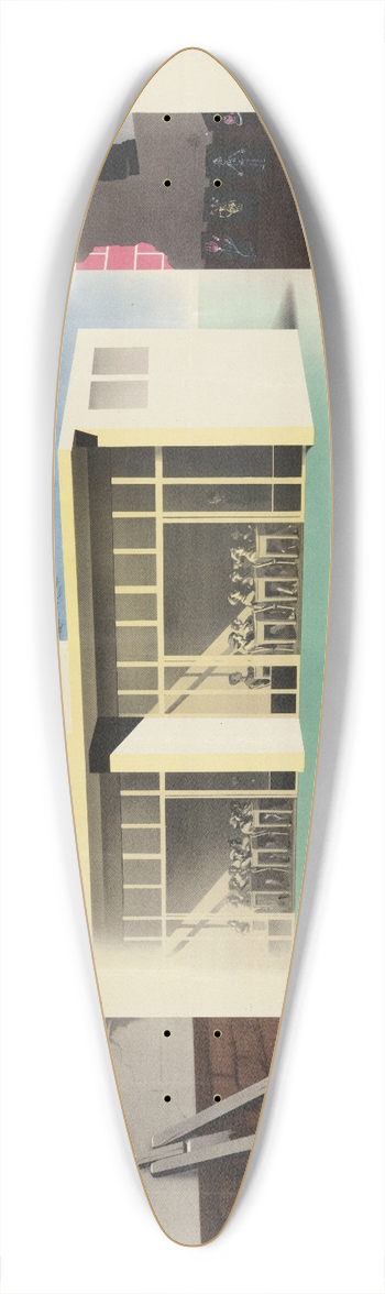 Abram Games - Your Britain  Fight For it Now 39.3 inch art pintail longboard deck