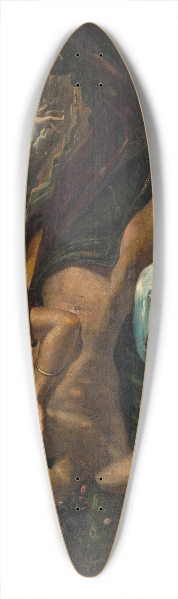 Achilles Forcart - Venus Mourning Adonis 39.3 inch art pintail longboard deck