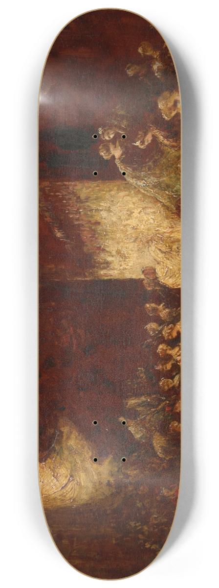 Adolphe Monticelli - Fte dAprs-Midi 8.25 inch art skate deck