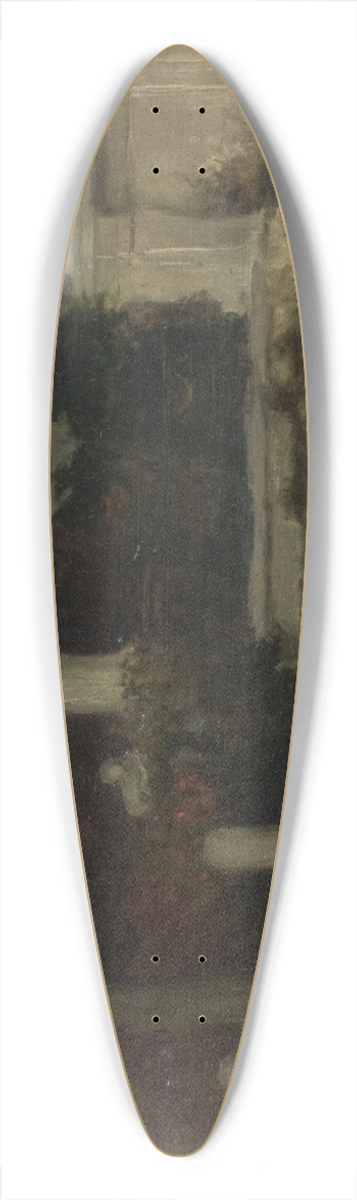 Adam Chmielowski - Gray Hour 39.3 inch art pintail longboard deck