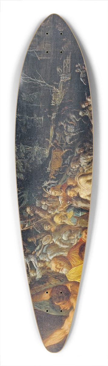 Adam Elsheimer - The Deluge 39.3 inch art pintail longboard deck
