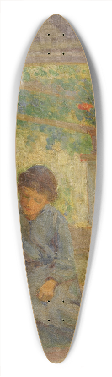 Ada Walter Shulz - Resting 39.3 inch art pintail longboard deck