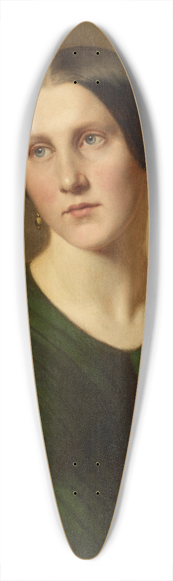 Adolf Follenweider - Portrait Of A Woman 39.3 inch art pintail longboard deck