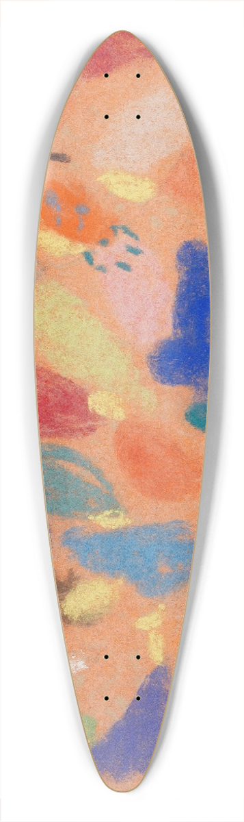 Adolf Hlzel - Komposition 39.3 inch art pintail longboard deck