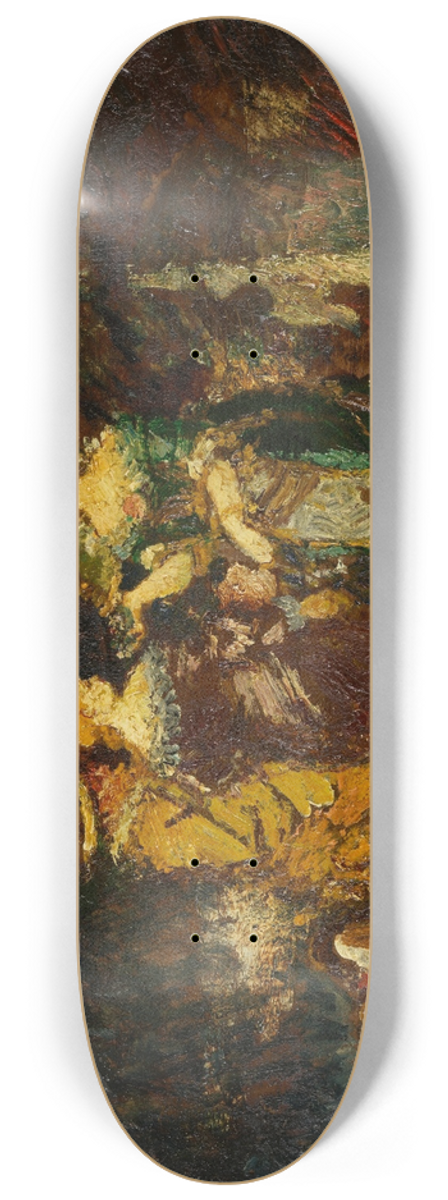 Adolphe Monticelli - In the Park 8.25 inch art skate deck