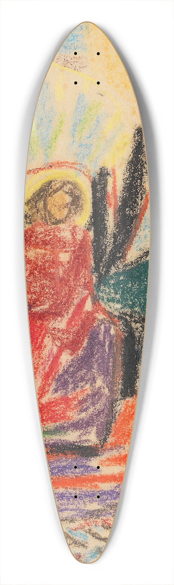 Adolf Hlzel - Religises Motiv 39.3 inch art pintail longboard deck