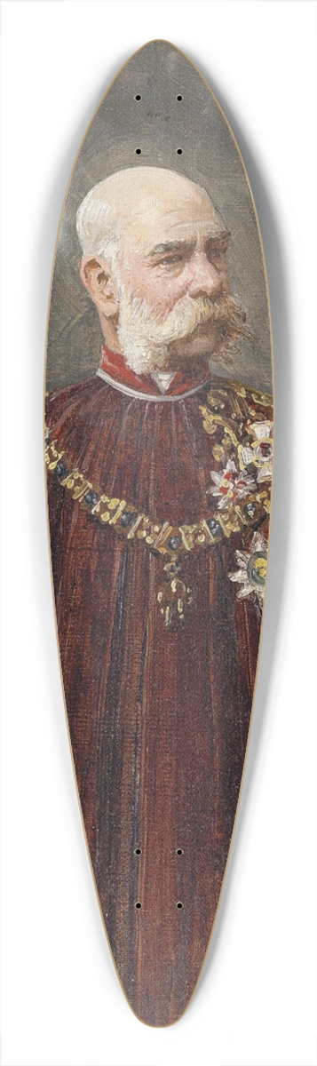 Adolf Liebscher - Franz Joseph 39.3 inch art pintail longboard deck