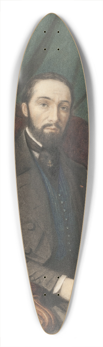 Adolfo d'Hastrel - Autorretrato 39.3 inch art pintail longboard deck