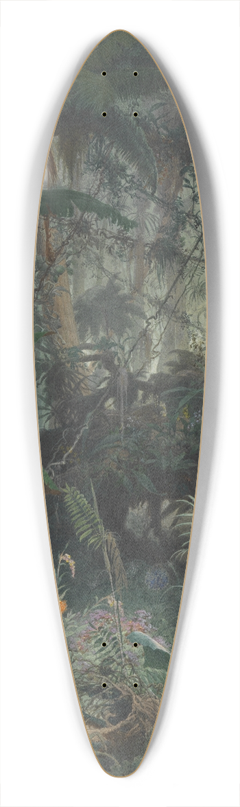 Adolf Schrdter  - Brasilianischer Urwald 39.3 inch art pintail longboard deck