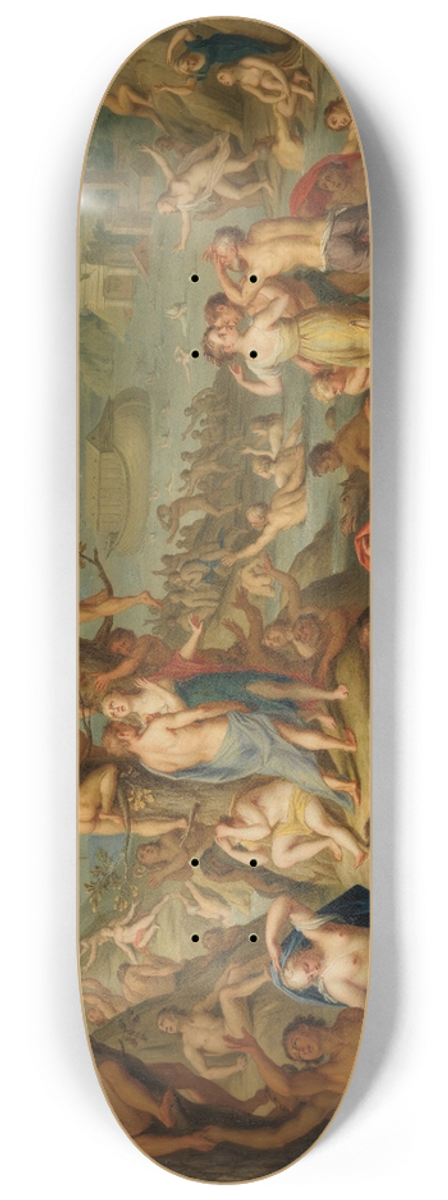 Balthasar Beschey - The deluge 8.25 inch art skate deck