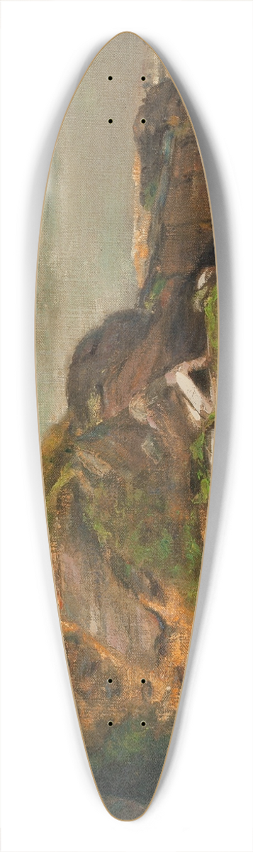 Adolphe Lalyre - The View from the Top 39.3 inch art pintail longboard deck
