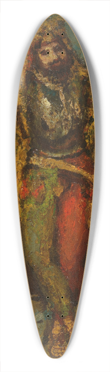 Adolphe Monticelli - Mephisto from the Opera Faust 39.3 inch art pintail longboard deck