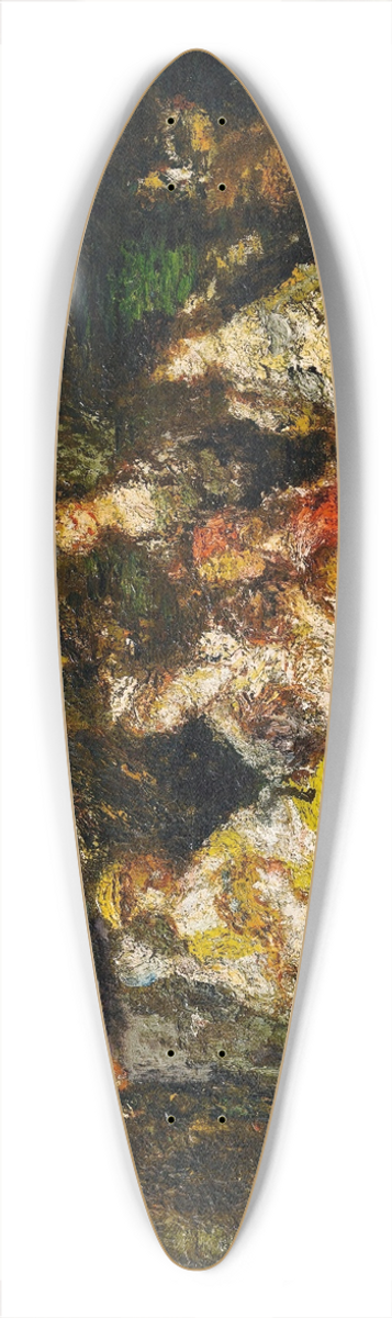 Adolphe Monticelli - The Decameron 39.3 inch art pintail longboard deck