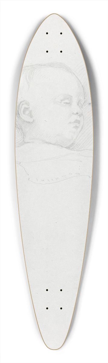 Adolph Tidemand - Adolph Tidemand jr., 13 mnd. 39.3 inch art pintail longboard deck