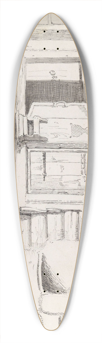 Adolph Tidemand - Bondestue, Bolkesj 39.3 inch art pintail longboard deck