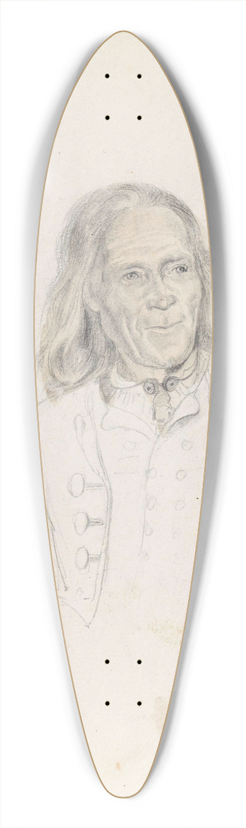 Adolph Tidemand - Gunleik Bolkesj 39.3 inch art pintail longboard deck