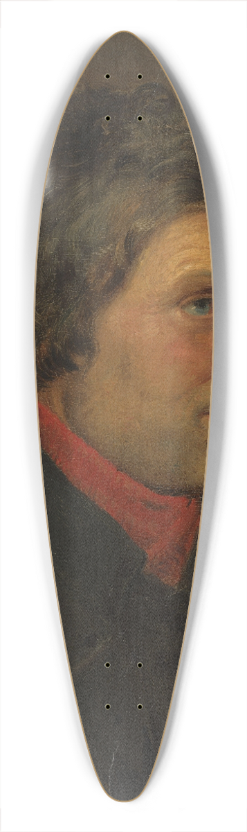Adolph Tidemand - Portrait of the Farmer Torstein Ringheim from Voss 39.3 inch art pintail longboard deck