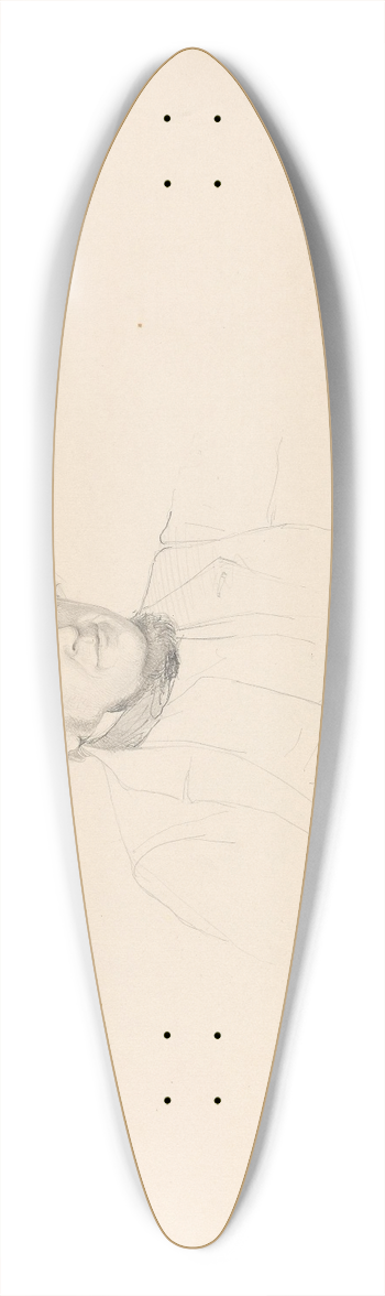 Adolph Tidemand - Vilhelm Birkedal 39.3 inch art pintail longboard deck