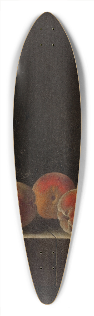 Adriaen Coorte - Four Apricots on a Stone Plinth 39.3 inch art pintail longboard deck