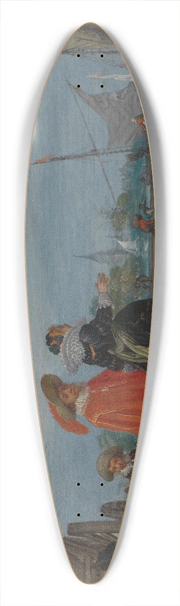 Adriaen Pietersz. Van De Venne - Autumn (Conversation) 39.3 inch art pintail longboard deck