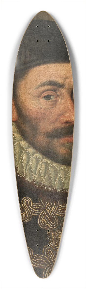 Adriaen Thomasz. Key - William of Orange 39.3 inch art pintail longboard deck