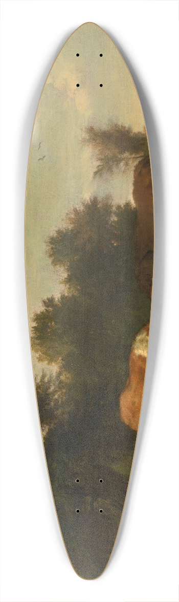 Adriaen van de Velde - Landscape 39.3 inch art pintail longboard deck
