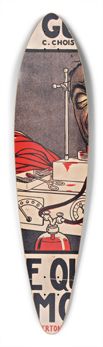 Adrien Barrre - Lhomme qui a tu la mort 39.3 inch art pintail longboard deck